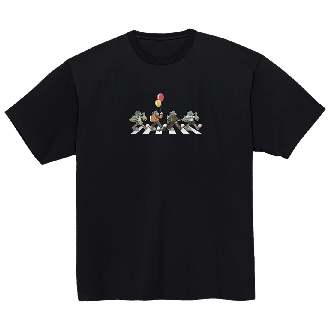 Crosswalk tribute 行人致敬短袖上衣(黑) - ISFN