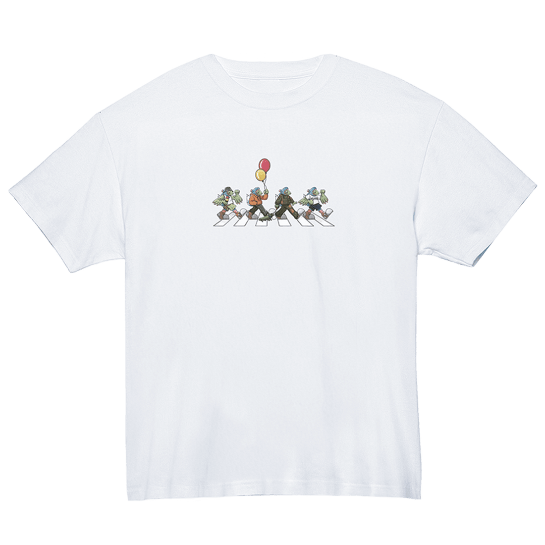 Crosswalk tribute 行人致敬短袖上衣(白) - ISFN