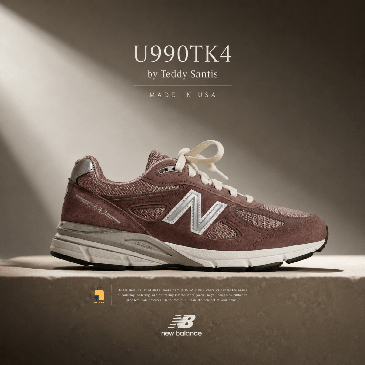 Kith x New Balance 990v4 Made In USA 