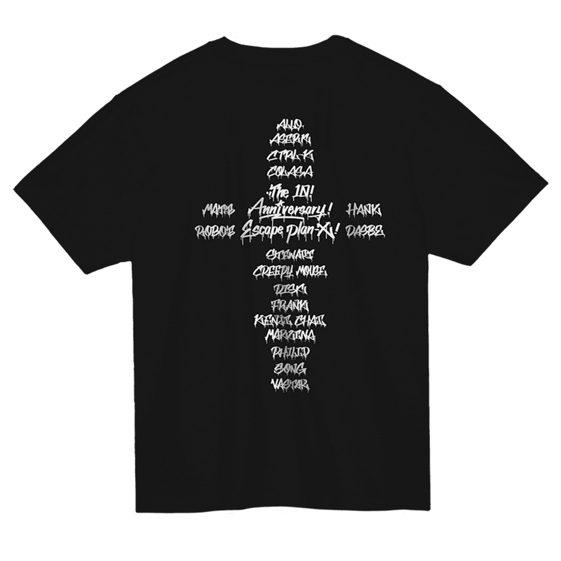 Plan - X 聯名噴漆小恩 短袖上衣 - ISFN