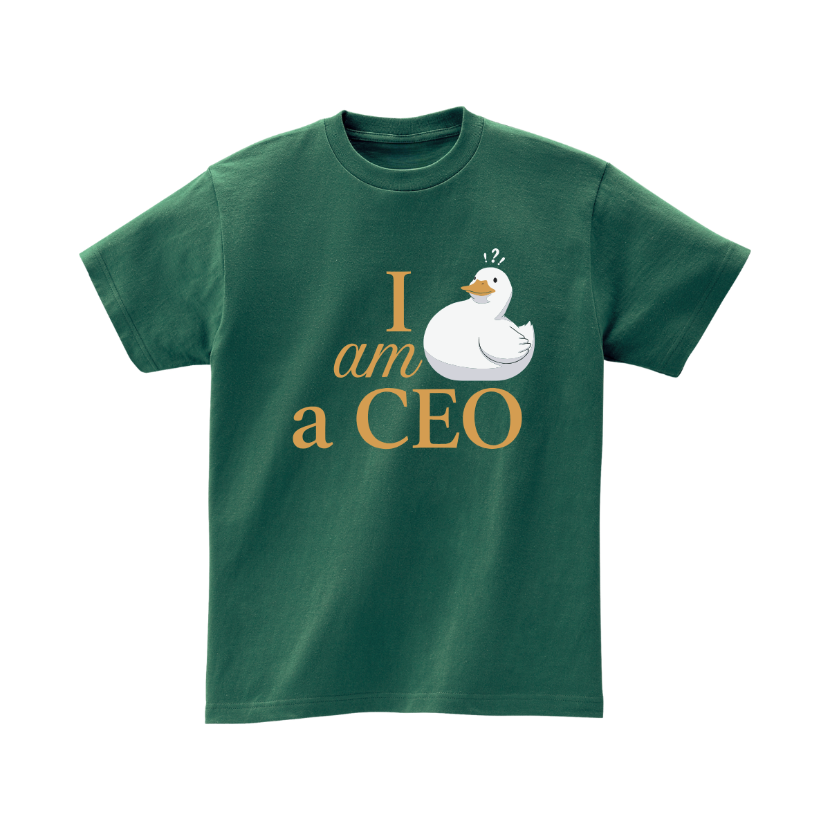 萌萌鴨總裁 T-shirt ｜兒童短袖