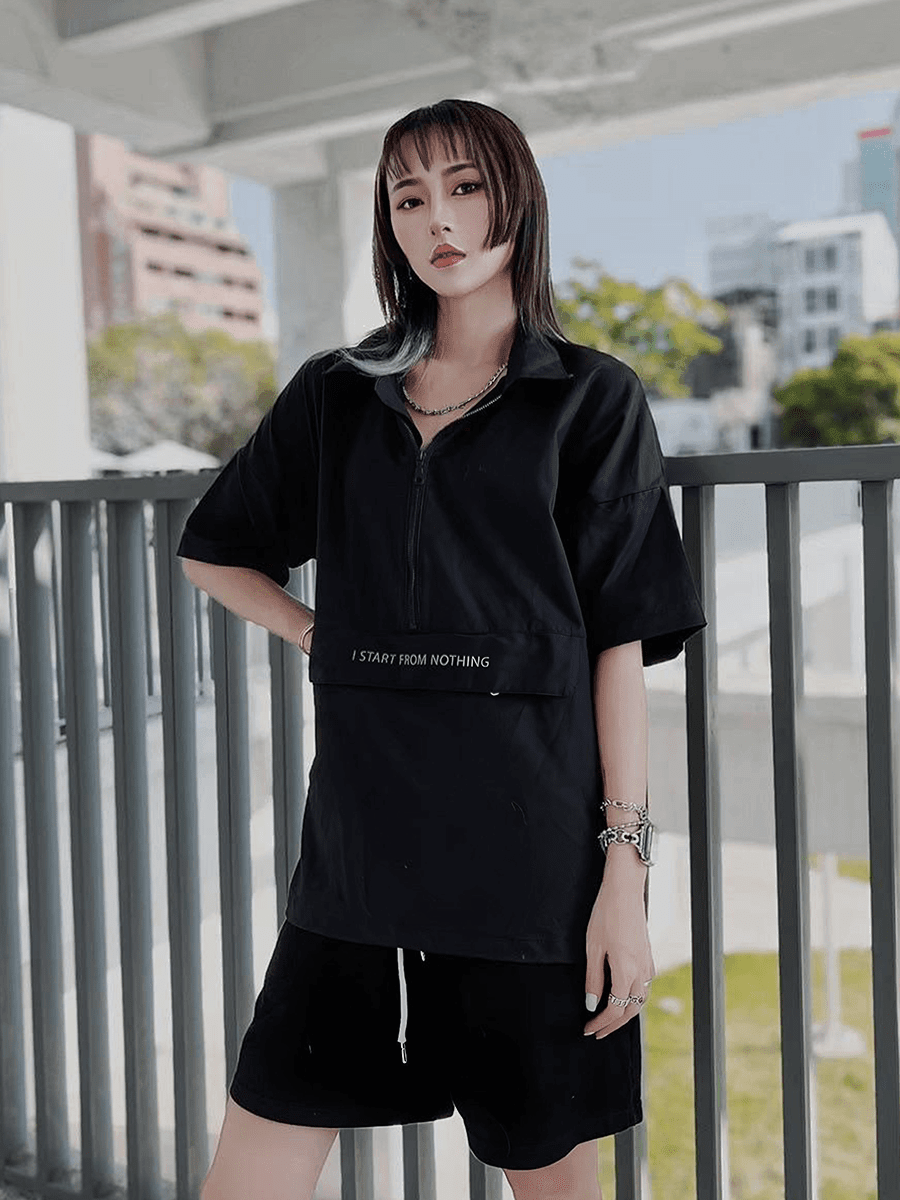 3XDry Zip Pullover Tech 防潑水拉鍊上衣 (黑) - ISFN