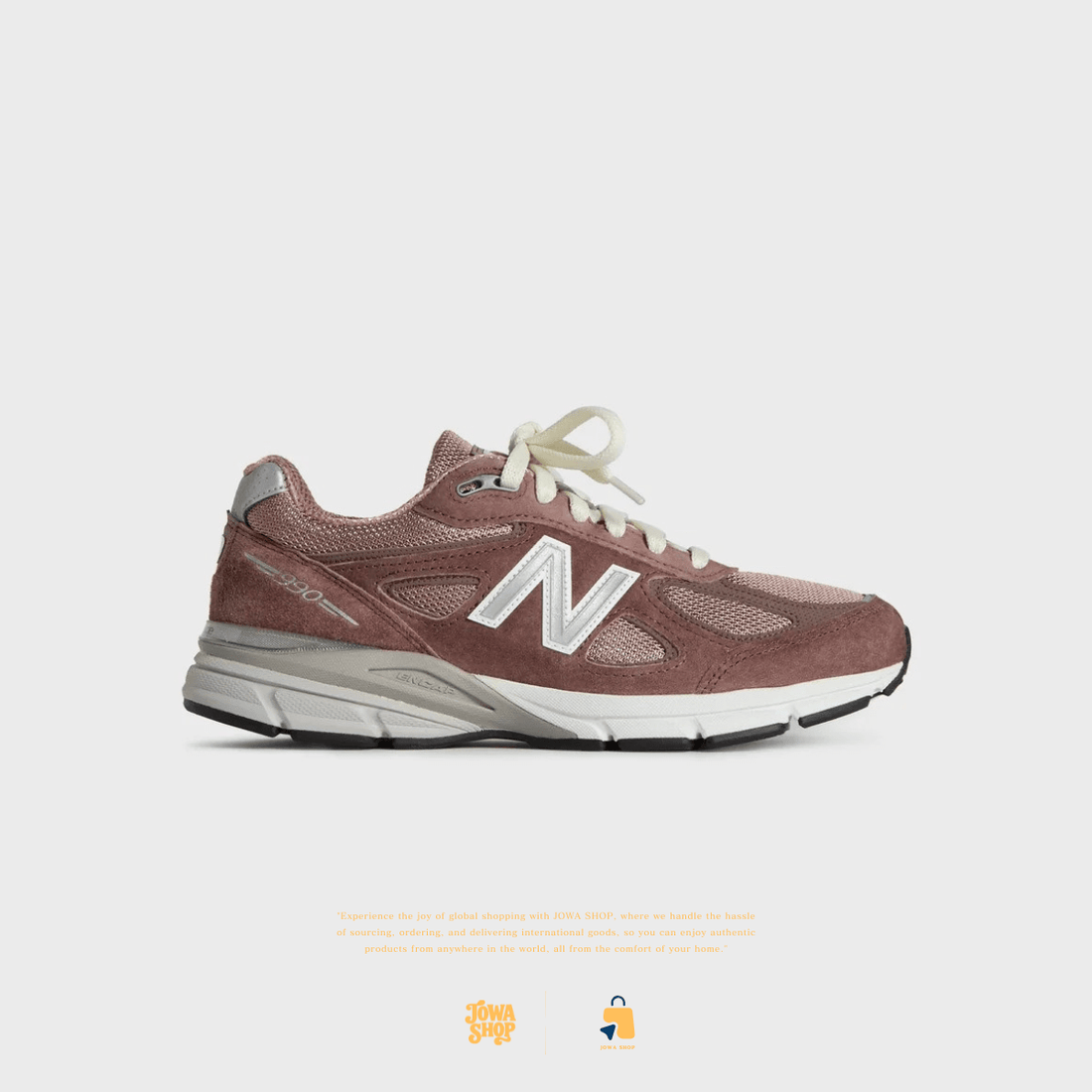 Kith x New Balance 990v4 Made In USA "Dusty Mauve" U990TK4 粉棕色 - ISFN